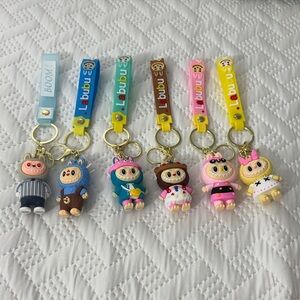 Labubu Keychain Bundle - Multicolor